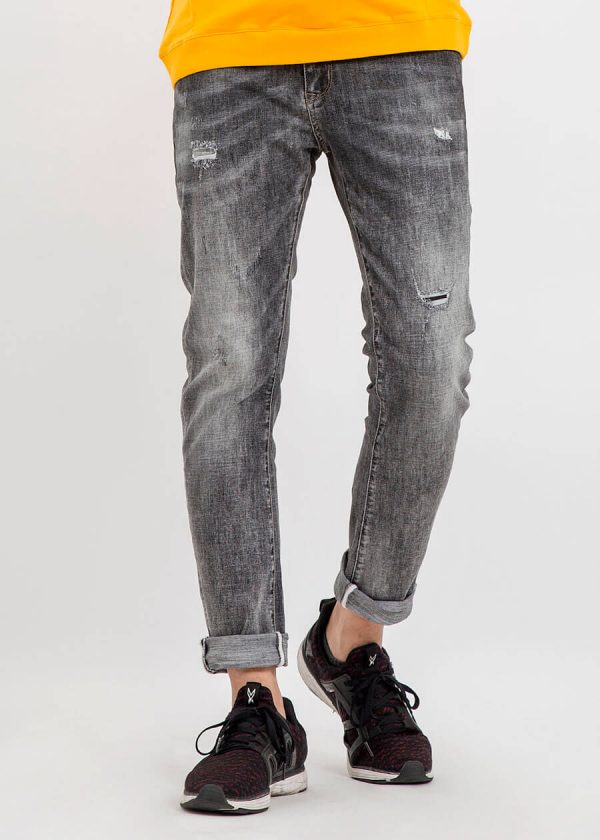 slim comfort fit ripped jeans