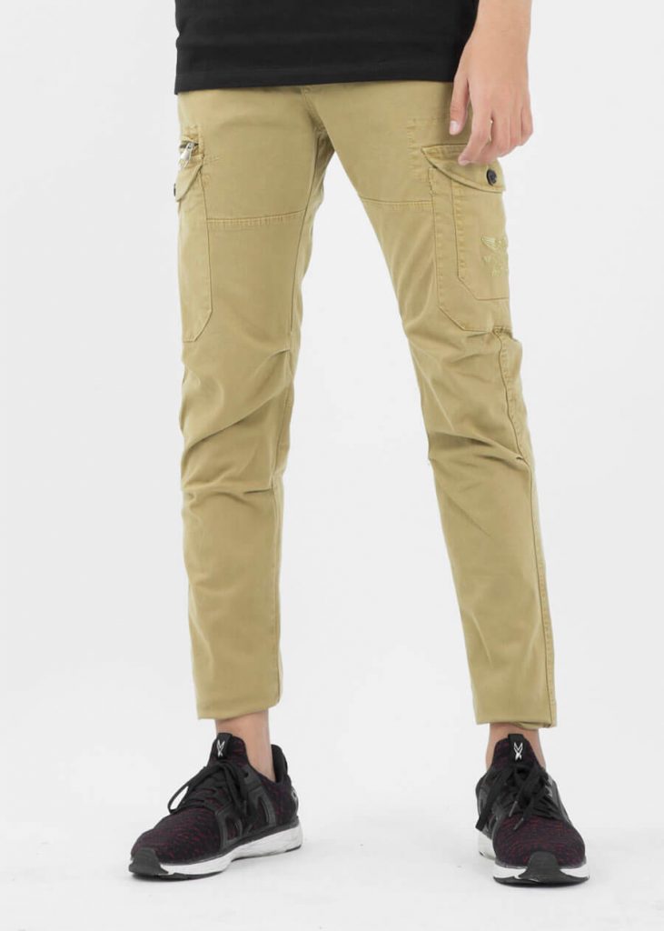 slim fit chinos with cargo