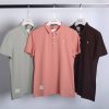 buttoned polo tee