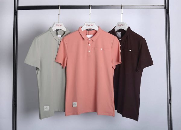 buttoned polo tee