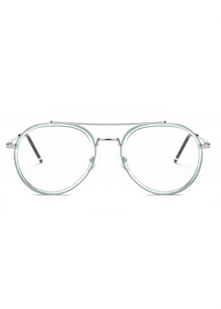 round frame aquamarine glasses sp