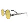 round frame yellow sunglasses sp