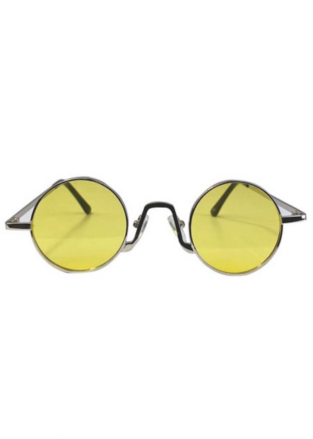 round frame yellow glasses sp